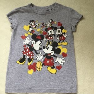 Disney Store 4T Mickey & Minnie graphics T-shirt